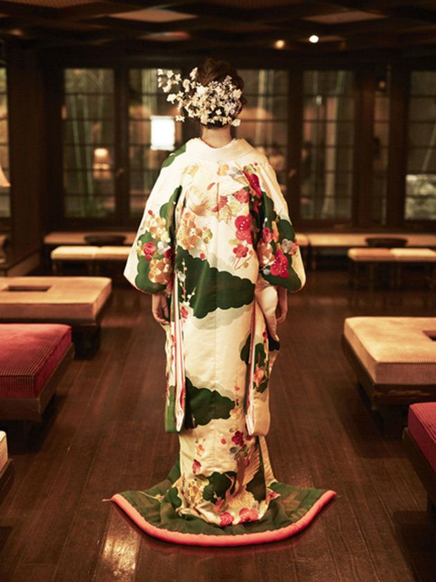 モダン色打掛スタイル百花繚乱