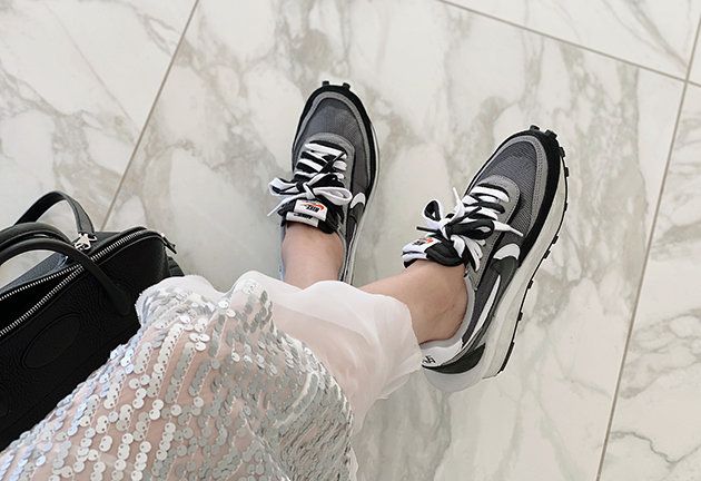 翁 安芸さんのファッションTIPS○スペシャルコラボのスニーカー♡