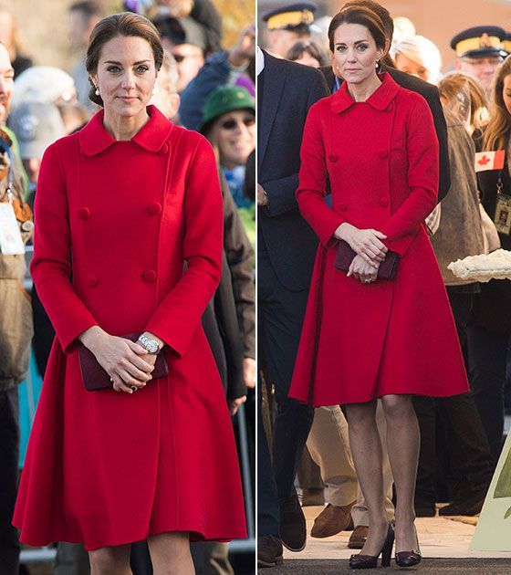 キャサリン妃の新定番カラーは赤！ プリンセスコートにキュン♡