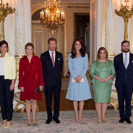 キャサリン妃 ルクセンブルクでの外交スタイル キャサリン妃 ルクセンブルクでの外交スタイル