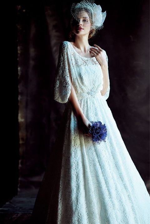 Gown, Dress, Clothing, Wedding dress, Shoulder, Fashion model, Bridal clothing, Bride, Bridal party dress, Beauty, 