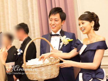 Event, Flower girl basket, Formal wear, Smile, Ceremony, Wedding ceremony supply, Happy, Dress, Basket, Bride, 