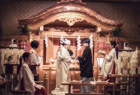 Photograph, Event, Ceremony, Dress, Temple, Shrine, Religious institute, Furniture, Tradition, Chapel, 