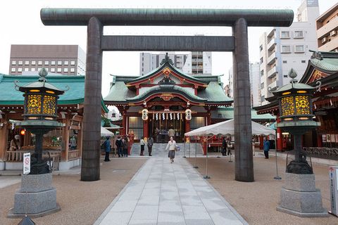 Shinto shrine, Building, Shrine, Place of worship, Temple, Architecture, Japanese architecture, Chinese architecture, Torii, Temple, 