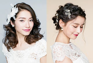 セレブも夢中 リボンを使った花嫁ヘアアレンジ集