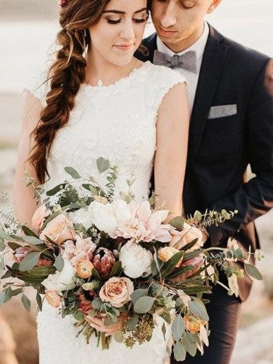 ショートヘア ロングヘアのためのbest花嫁ヘアスタイル