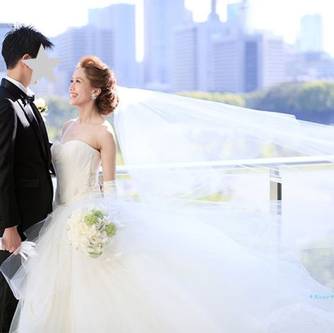 Wedding dress, Photograph, Bride, Gown, Dress, Bridal clothing, Clothing, Wedding, Ceremony, Formal wear, 