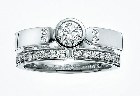 Ring, Engagement ring, Diamond, Fashion accessory, Platinum, Jewellery, Pre-engagement ring, Wedding ring, Metal, Wedding ceremony supply, 