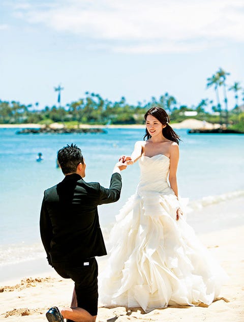 Photograph, Wedding dress, Bride, Bridal clothing, Wedding, Dress, Honeymoon, Gown, Ceremony, Romance, 