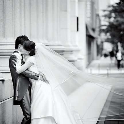 Photograph, White, Bride, Black, Wedding dress, Black-and-white, Monochrome, Dress, Snapshot, Bridal clothing, 