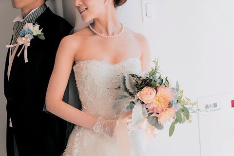 元タカラジェンヌの青木里奈さんの美しき花嫁姿 アンダーズ東京 元タカラジェンヌの青木里奈さんの美しき花嫁姿 アンダーズ東京