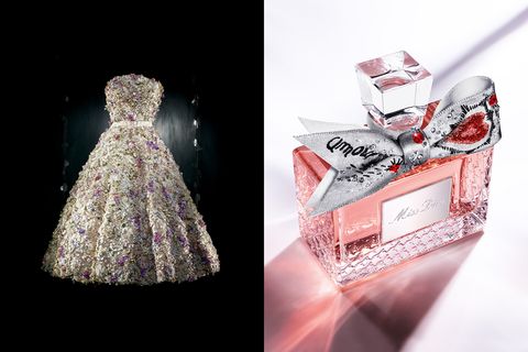 Dress, Pink, Perfume, Silver, 