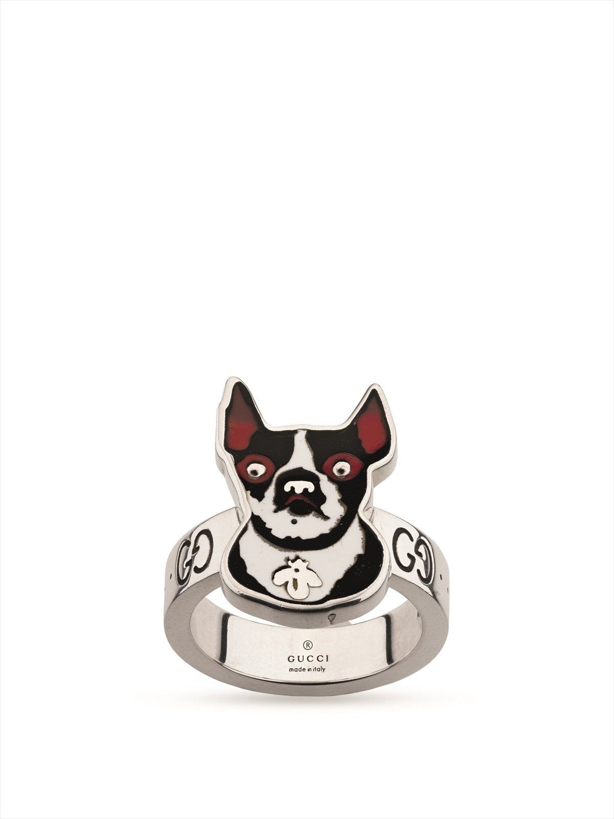 愛用 値下げ グッチ GUCCI ボスコオルソ ボストンテリア 犬 リング 11