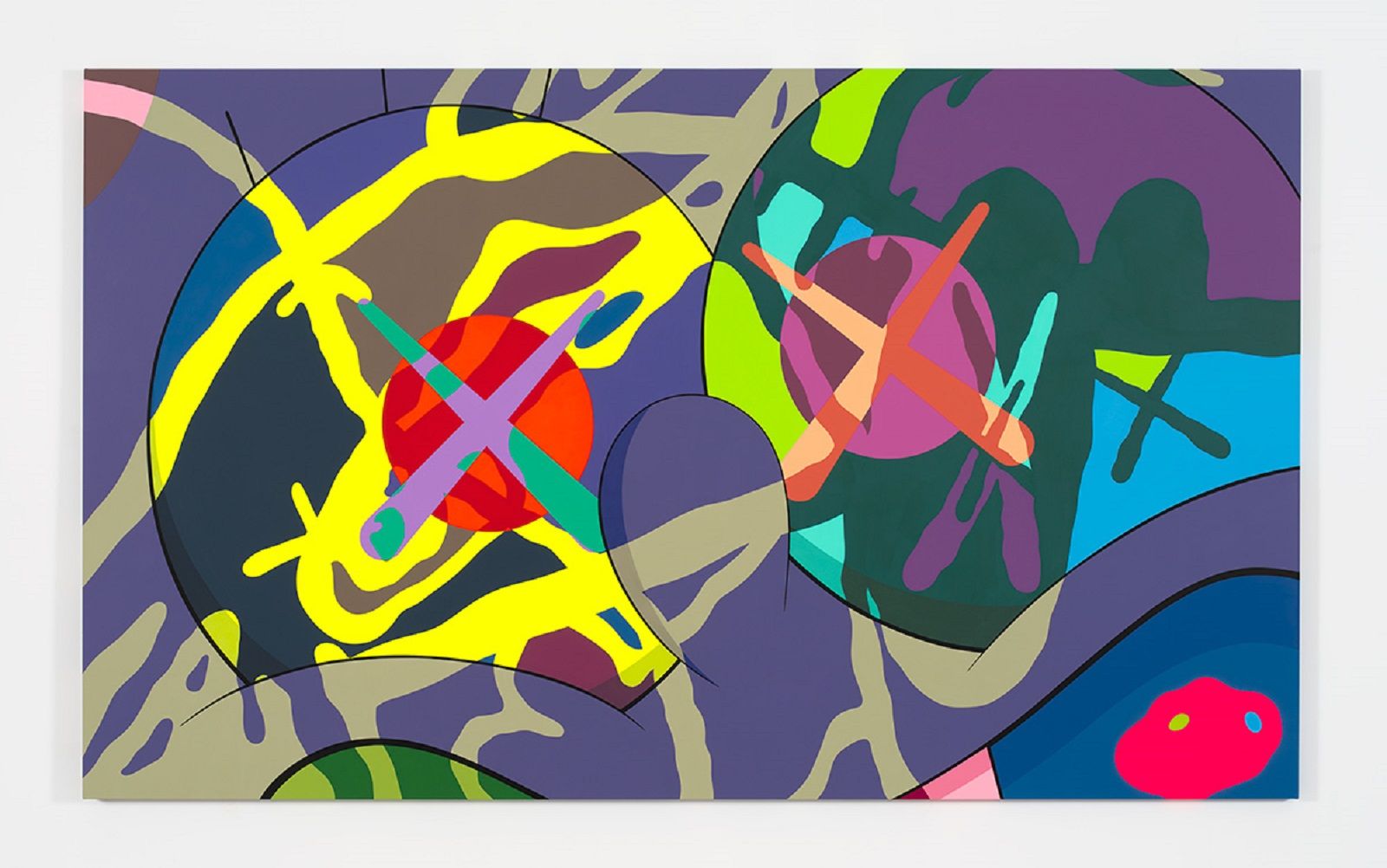 KAWSアート $14.7 M. KAWS Painting Smashes Auction Record in Hong Kong