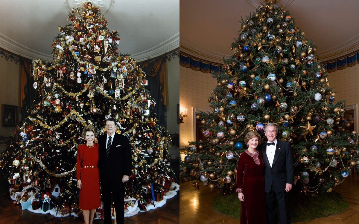 ホワイトハウスに飾られた歴代クリスマスツリーを振り返る