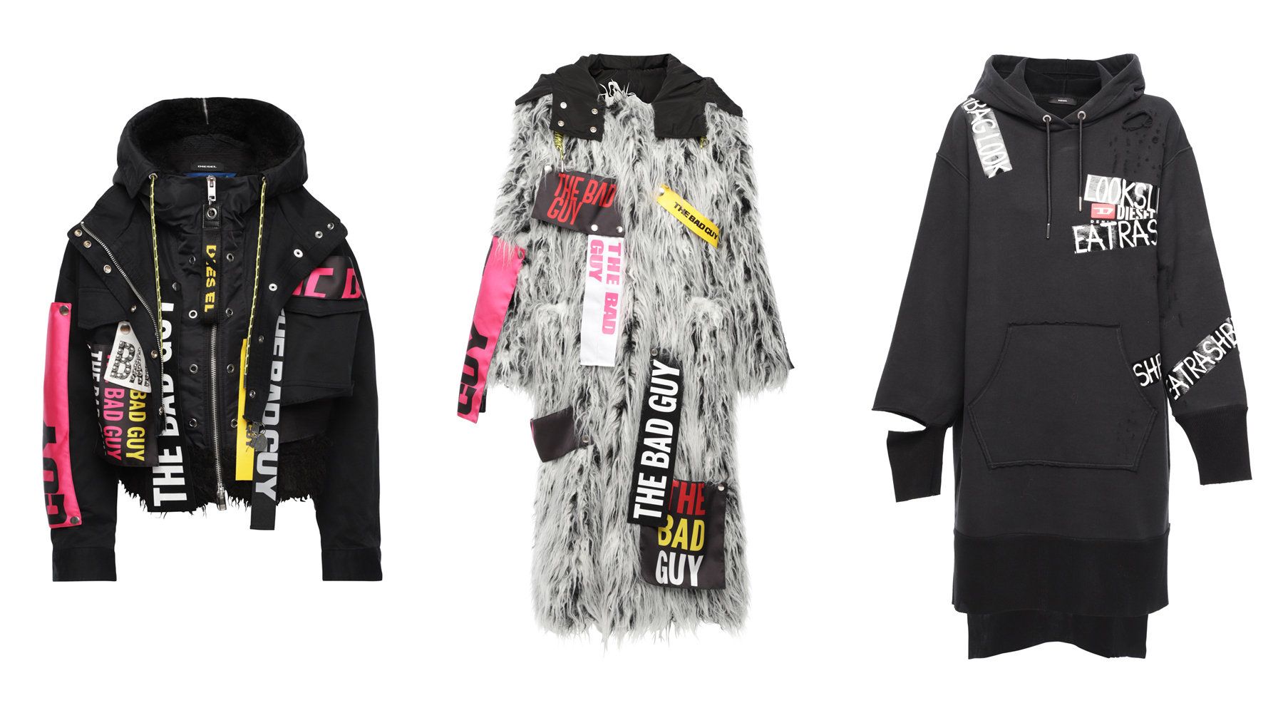 DIESELの新作を着こなしたニッキー・ミナージュ、ショップに登場