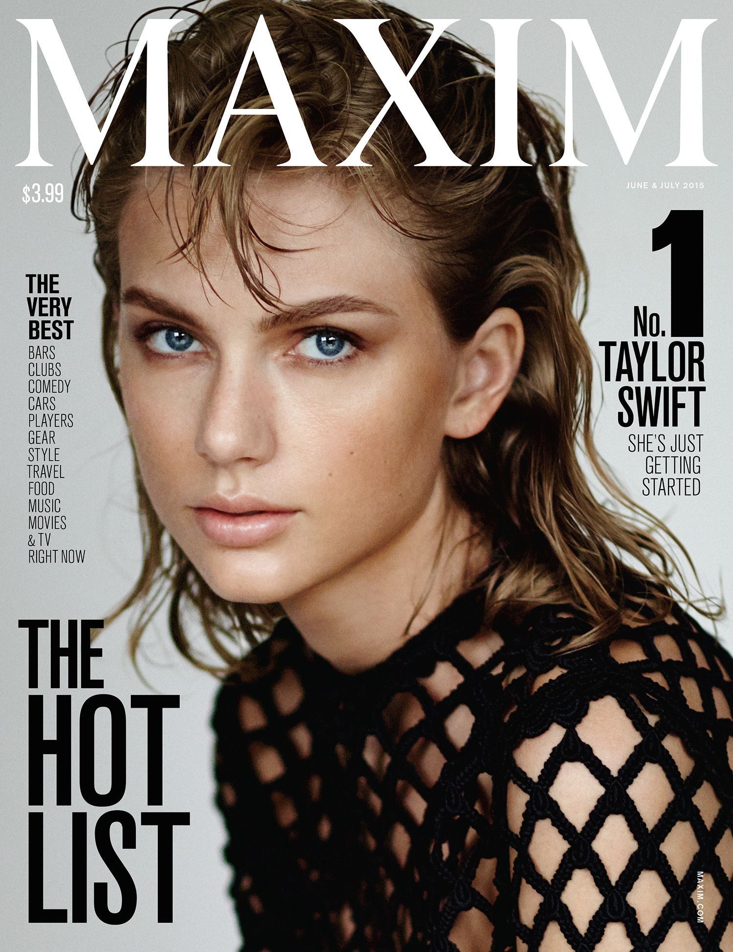 女性情報誌 TaylorSwift Girlfriend テイラー・スウィフトが『マキシム』誌の最もホットな女性に！