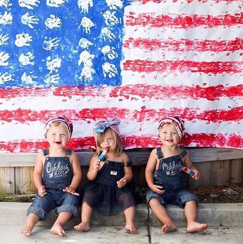 Flag, Fun, Flag of the united states, Summer, Child, Vacation, Photography, Leisure, Holiday, 