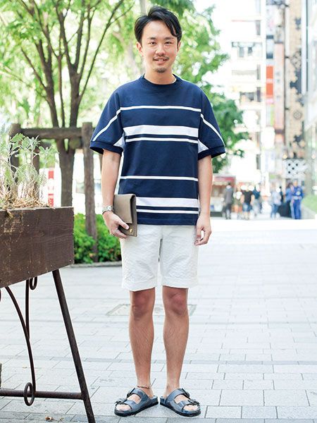 下（華）半身5トレンド 03.レザーサンダルでエレガントに涼感を
