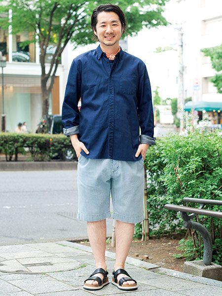 下（華）半身5トレンド 03.レザーサンダルでエレガントに涼感を
