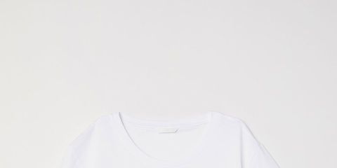 White, Clothing, T-shirt, Text, Product, Sleeve, Font, Top, Shirt, 