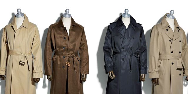 Clothing, Coat, Trench coat, Outerwear, Overcoat, Fashion, Duster, Costume design, Fashion design, Sleeve, 