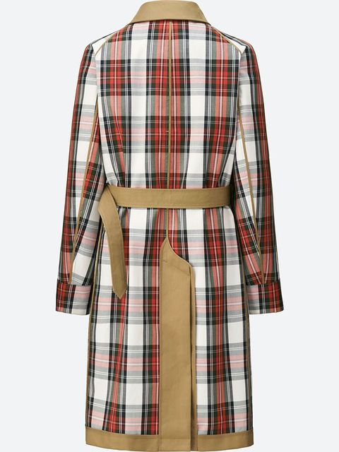 Clothing, Plaid, Tartan, Pattern, Sleeve, Outerwear, Textile, Design, Trench coat, Coat, 