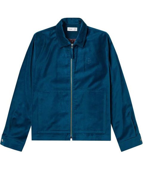 Clothing, Jacket, Outerwear, Blue, Sleeve, Windbreaker, Zipper, Turquoise, Electric blue, Collar, 