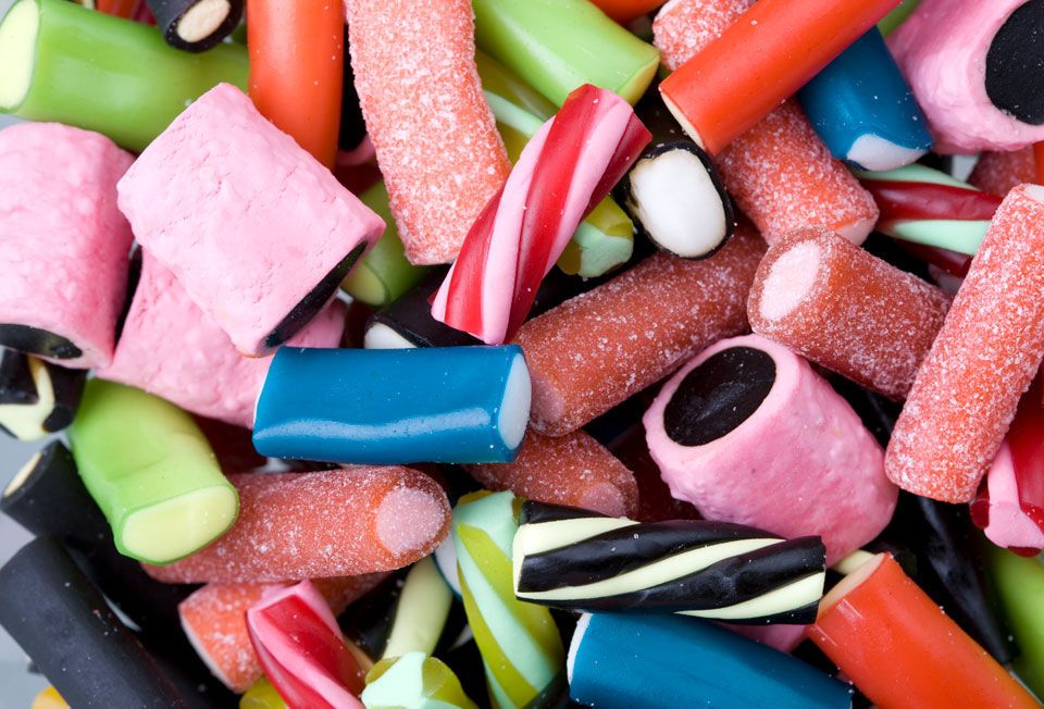 Liquorice allsorts, Food, Confectionery, Sweetness, Candy, Hard candy, Candy corn, Snack, Liquorice, Cuisine, 