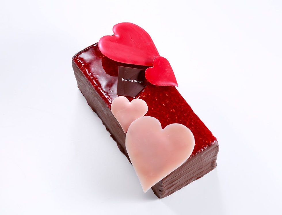 Food, Chocolate, Heart, Petit four, Frozen dessert, Dessert, Valentine's day, Cuisine, Honmei choco, 
