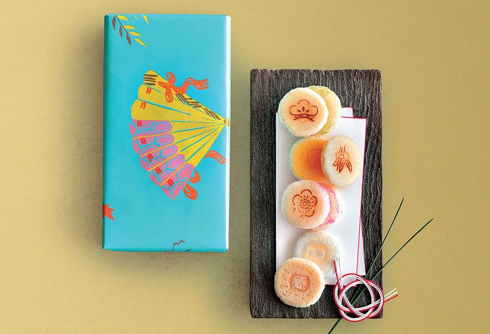 Teal, Recipe, Peach, Paper product, Cuisine, Paper, Baked goods, Dish, Illustration, Fast food, 