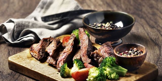 Dish, Cuisine, Food, Flat iron steak, Ingredient, Steak, Meat, Mixed grill, Recipe, Venison, 