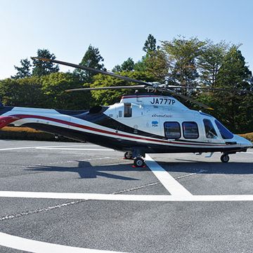 Helicopter, Rotorcraft, Mode of transport, Aircraft, Road, Helicopter rotor, Road surface, Asphalt, Glass, Aviation, 