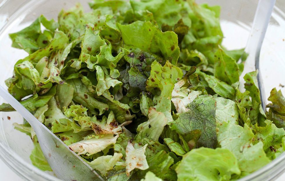 Food, Garden salad, Dish, Leaf vegetable, Vegetable, Salad, Cuisine, Iceburg lettuce, Ingredient, Lettuce, 