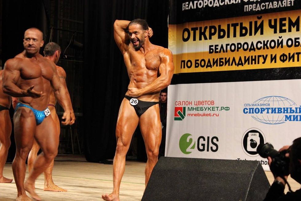 Bodybuilding, Barechested, Bodybuilder, Muscle, Physical fitness, Competition event, Competition, Championship, Leg, Joint, 