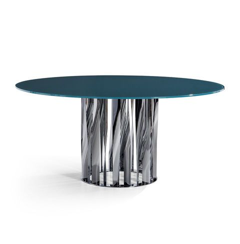 Table, Furniture, Turquoise, Coffee table, End table, Material property, Glass, Oval, 