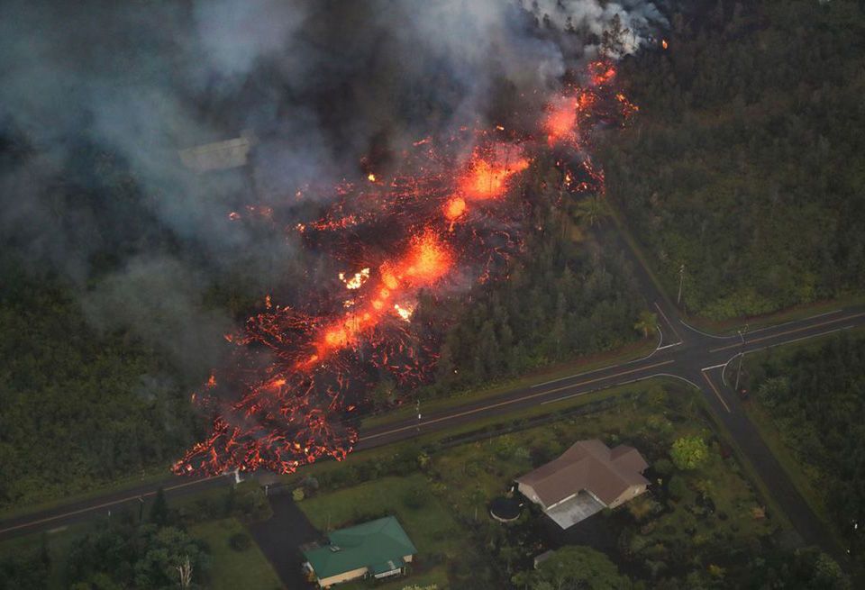 ハワイ島キラウエア火山の噴火、17枚の衝撃写真