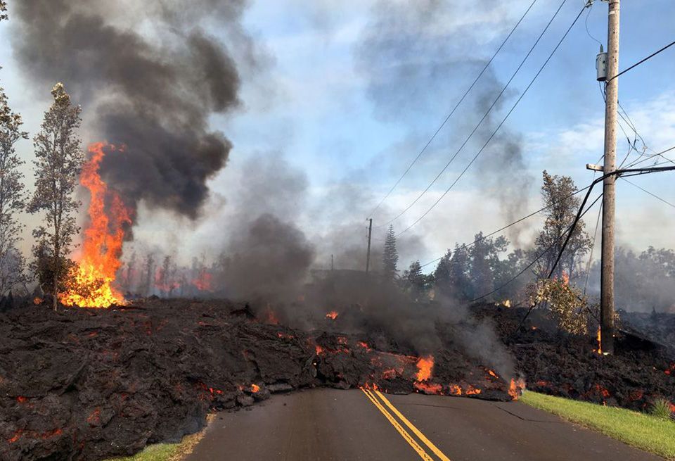 ハワイ島キラウエア火山の噴火、17枚の衝撃写真