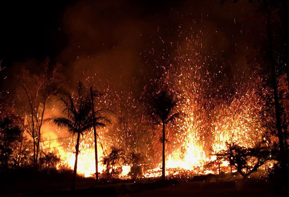 ハワイ島キラウエア火山の噴火、17枚の衝撃写真