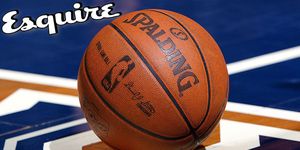 Ball, Basketball, Sports equipment, Ball game, Sport venue, Team sport, Basketball, Orange, Line, Ball, 