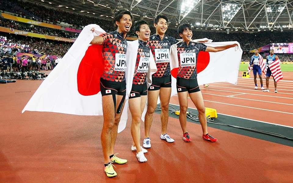 2017年 世界陸上競技選手権大会 ロンドン 日本代表選手団 支給品 貴重-