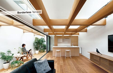 Modern Living リビングと一体になるテラス Modern Living リビングと一体になるテラス