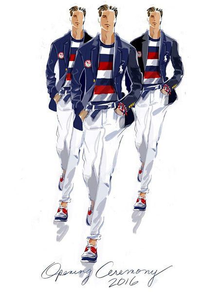 ポロ ラルフ ローレン」がリオ五輪のアメリカチーム開会式入場