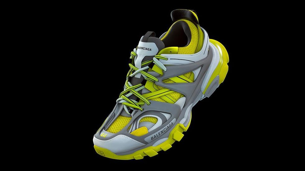 Shoe, Footwear, Outdoor shoe, Running shoe, Athletic shoe, White, Yellow, Walking shoe, Cross training shoe, Tennis shoe, 