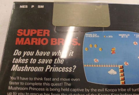 スーパーマリオブラザーズのレアな未開封品が2万3000ポンドで落札
