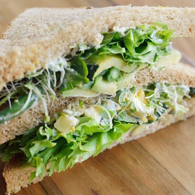 Food, Dish, Cuisine, Sandwich, Ingredient, Alfalfa sprouts, Produce, Lettuce, Tuna fish sandwich, Vegan nutrition, 