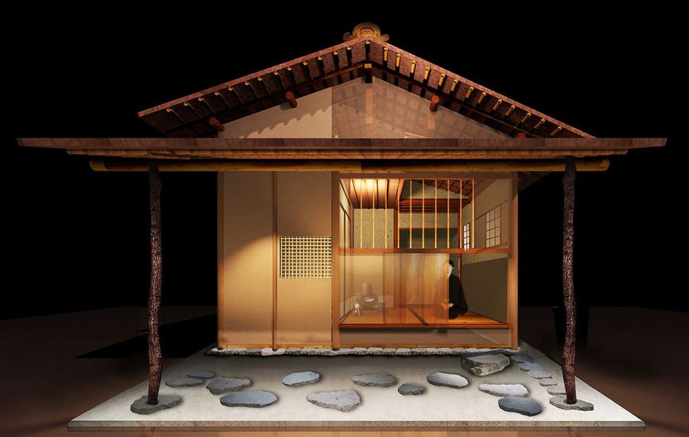 House, Lighting, Scale model, Home, Architecture, Building, Wood, Roof, 