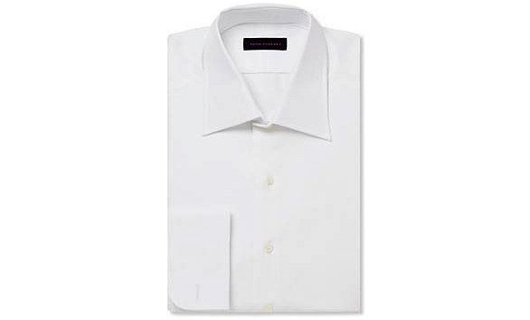 Clothing, White, Dress shirt, Collar, Shirt, Formal wear, Sleeve, Outerwear, T-shirt, Beige, 