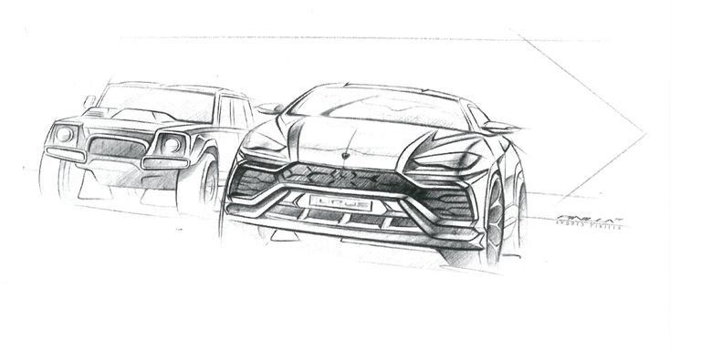 Sketch, Drawing, Automotive design, Line art, Car, Vehicle, Artwork, Technical drawing, 