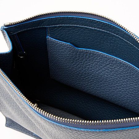 Blue, Bag, Electric blue, Zipper, Cobalt blue, Fashion accessory, Coin purse, Wallet, Handbag, 